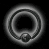black closure rings　6G/4mm